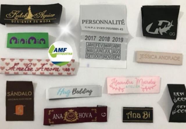 Fábrica de etiquetas personalizadas para roupas